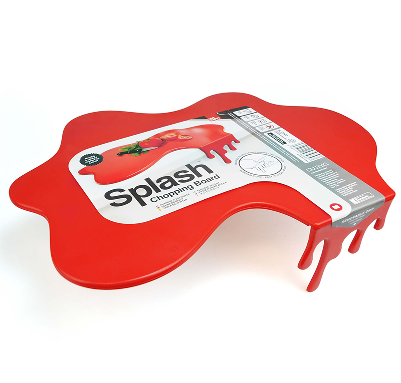 Splash Chopping Board Red
